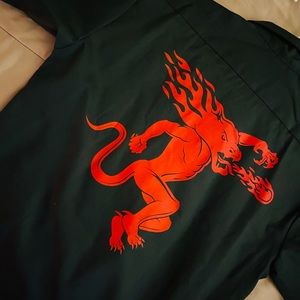 Mens Fireball dickies shirt